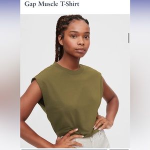 NWOT Gap Muscle Tee 100% cotton